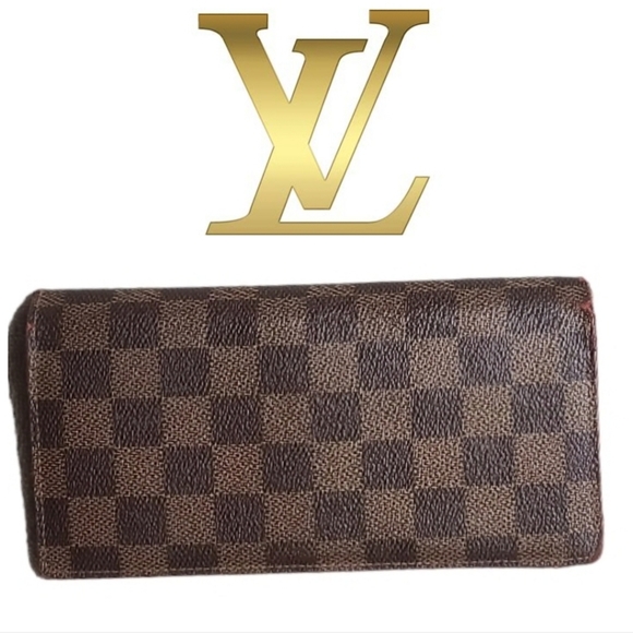 🧧GREAT LOUIS VUITTON  Damier Long Wallet 🎈+GIFT - Picture 1 of 13